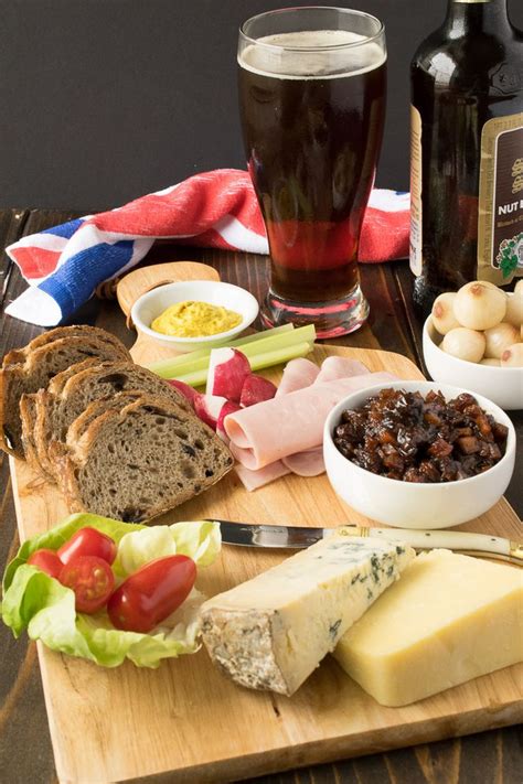 Ploughman's Lunch is a a very British and extremely popular pub lunch ...