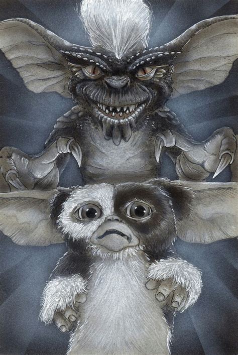 GREMLINS STRIPE AND GIZMO | Gizmo tattoo, Gremlins, Gremlins art