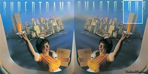 TIL if you flip Supertramp's 1979 album cover Breakfast in America horizontally, 911 is above ...