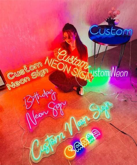 Custom Neon Sign Neon Sign Wedding Neon Sign Led Neon Sign Name Neon ...