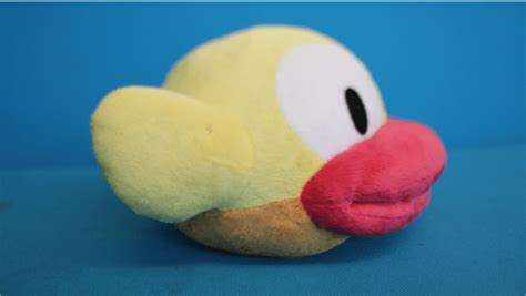 Flappy bird plush doubles as game controller