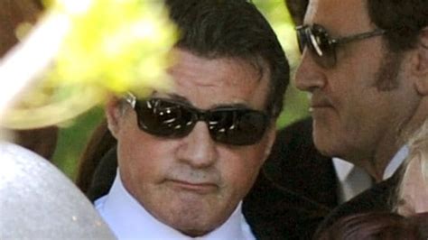 Sylvester Stallone mourns son at funeral