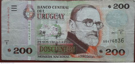 200 Pesos Uruguayoss 2011, 2003-2014 Issue - Uruguay - Banknote - 7178