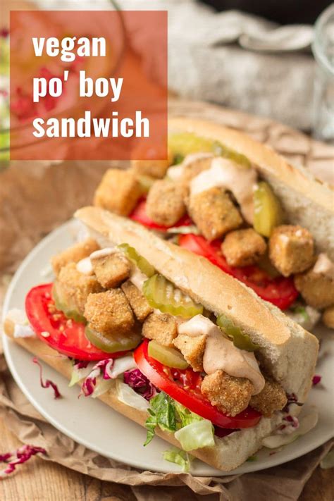 Vegan Po Boy Sandwiches - Easy Vegan Breakfasts