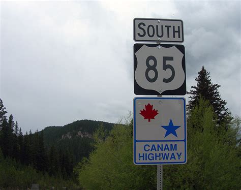 South Dakota - Canam Highway and U.S. Highway 85 - AARoads Shield Gallery