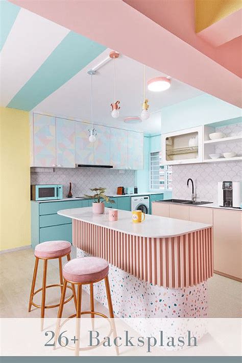 26+ Retro Kitchen Backsplash ( CHARMING ) - Vintage Designs