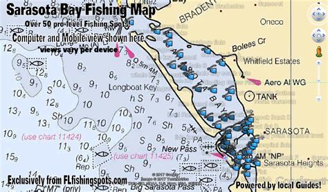 Sarasota Bay Fishing Spots | GPS Coordinates for Redfish, Snook, Trout