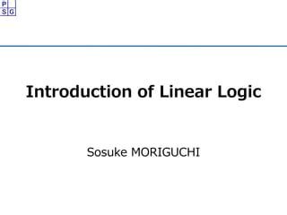 Linear logic (and Linear Lisp) | PPT