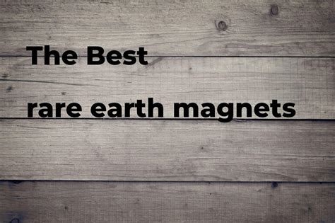 The best rare earth magnets - Polimetro