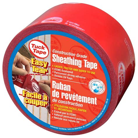 Tuck Tape Contractors' Sheathing Tape - Easy Tear 60mm x 66m | The Home Depot Canada