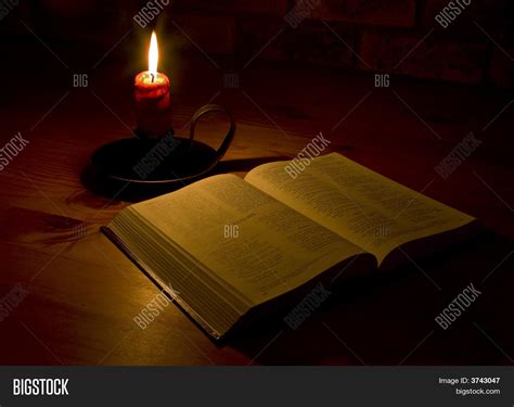 Open Bible By Candle Image & Photo (Free Trial) | Bigstock