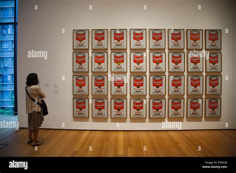 Campbell's soup cans, 1962, painting by Andy Warhol, MOMA, museum of ...