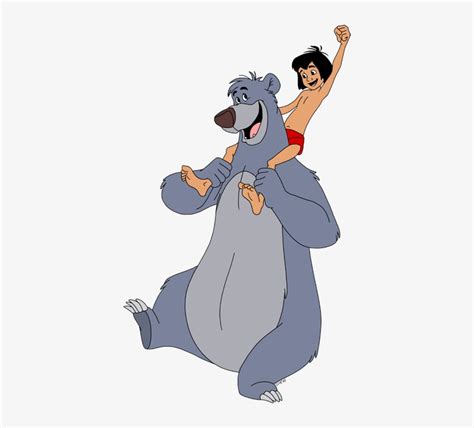 Mowgli Png File - Jungle Book Characters Baloo - 400x662 PNG Download - PNGkit