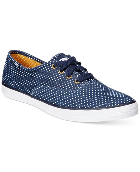 Keds Women's Champion Micro Dot Sneakers in Blue (Navy) | Lyst