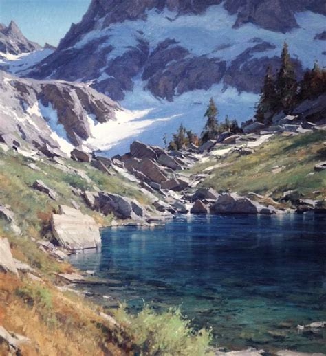 New work by Matt Smith for Prix De West show ~ “Sierra Jewel”, oil, 40”x36”. | Landscape ...