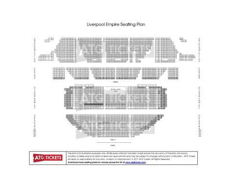 Liverpool Empire Theatre Seating Plan - Book Tickets