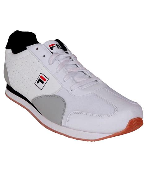 Fila White Running Shoes - Buy Fila White Running Shoes Online at Best ...