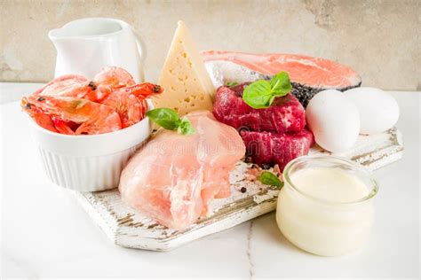 Animal protein sources stock photo. Image of ingredient - 140485068