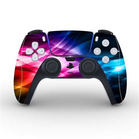 Abstract Bright Colours Skin Sticker For PS5 Controllers - ConsoleSkins.co