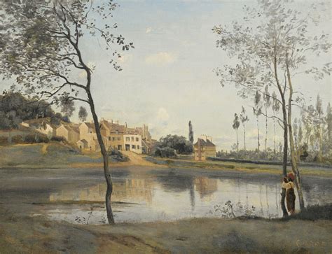 corot, jean-baptiste-camille ville | landscape | Pastel landscape, Landscape paintings ...