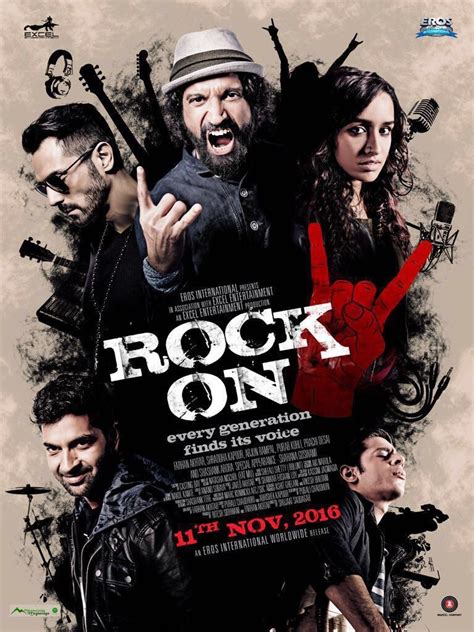 Rock On 2 First Poster Look Out Ft Farhan Akhtar, Arjun Rampal, Purab ...