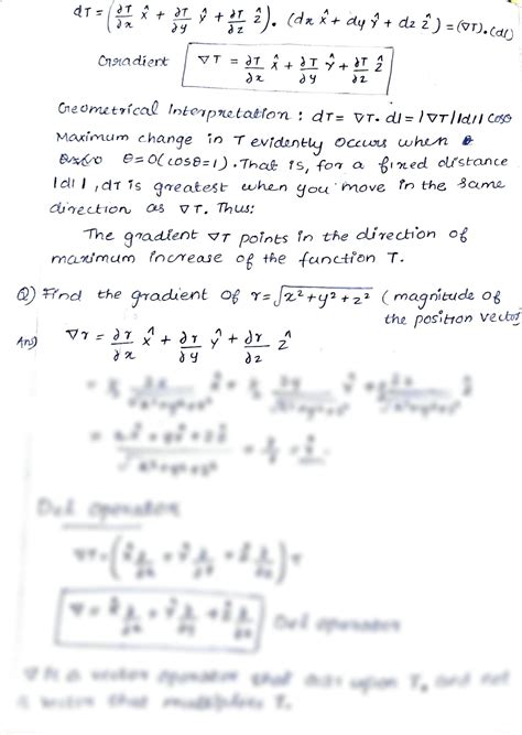 SOLUTION: Differential calculus gradient del operator divergence curl ...