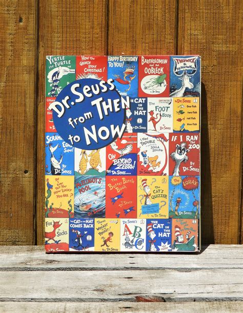 Vintage Dr Seuss Hardback, Collectible Book, 1987 From Then To Now ...