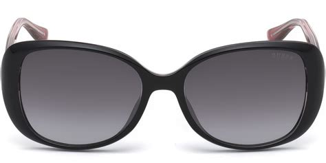 Guess GU7554 sunglasses for women in Shiny Black