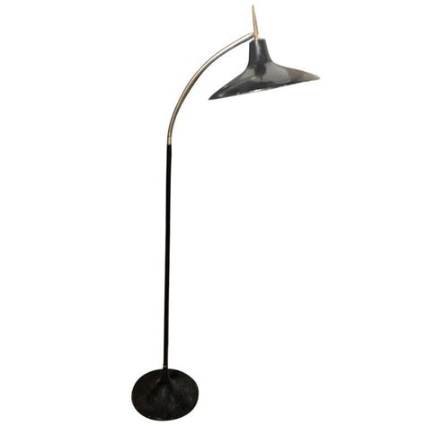 Black Gooseneck Floor Lamp by Laurel at 1stdibs