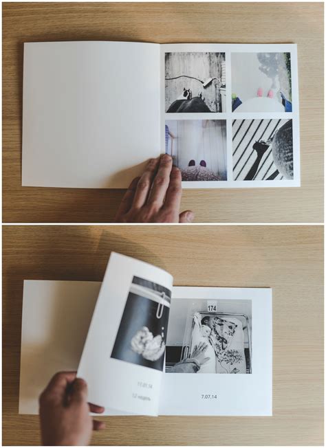 A minimal photo book layout for a clean aesthetic look. Design your own ...