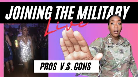 PROS and CONS OF JOINING THE MILITARY | Should YOU even join the military at all? Eps.3 - YouTube