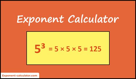 Exponent Calculator