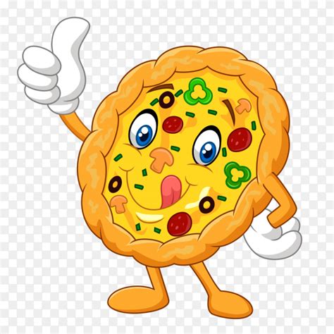 Cartoon funny pizza premium clipart PNG - Similar PNG