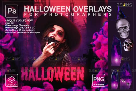 Halloween clipart Halloween overlay, Photoshop overlay - FilterGrade