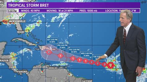 Tropical Storm Brett could become hurricane, here's how Florida could ...