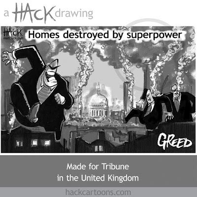 Tribune Political Cartoons: Hack cartoons on the recession in the UK