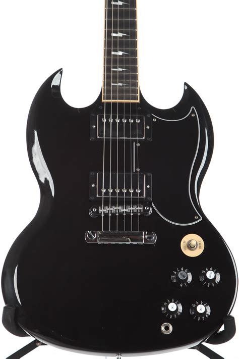 2011 Gibson SG Angus Young Thunderstruck Electric Guitar -EBONY FINGER | Guitar Chimp