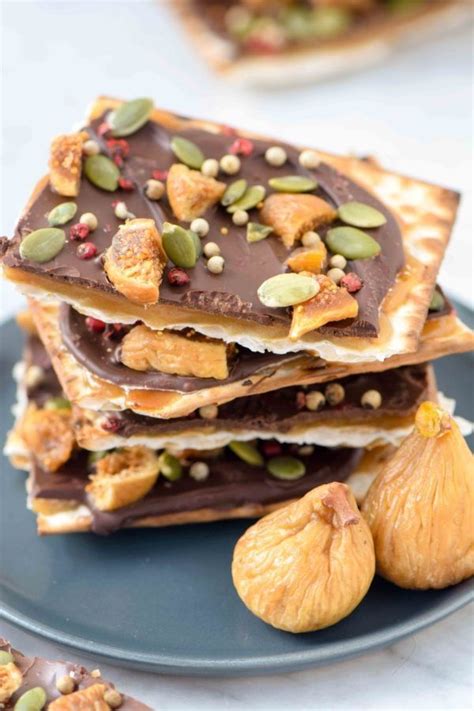 Crunch on matzoh toffee this weekend. It's an easy dessert perfect for Passover, topped with our ...