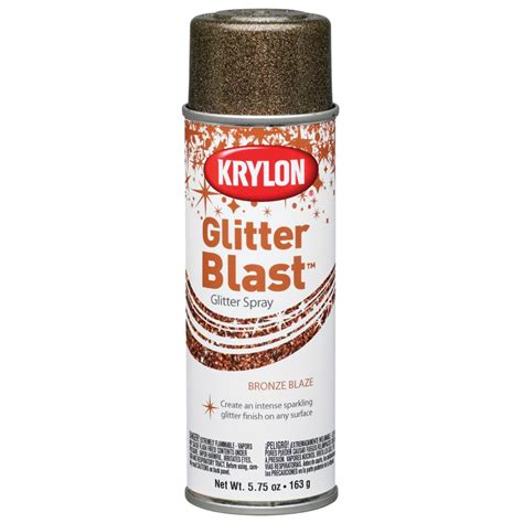 Krylon Glitter Blast Glitter Spray Paint, 5.7 oz., Bronze Blaze Spray - Walmart.com - Walmart.com