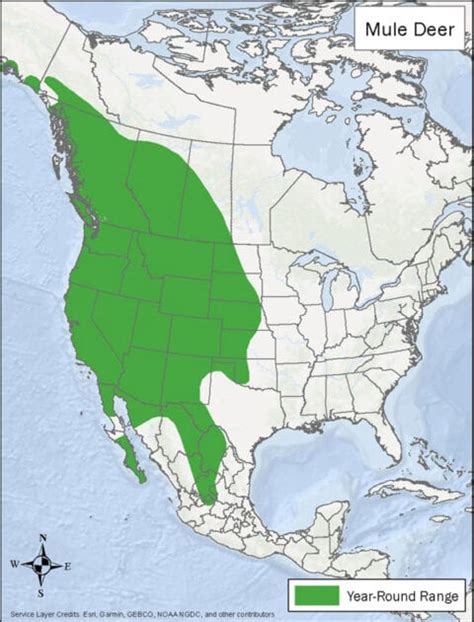 Mule Deer Habitat Map