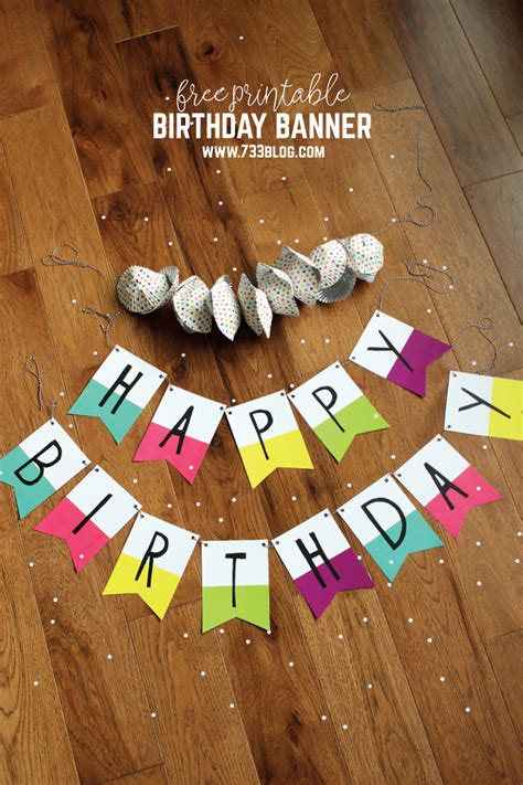 Printable Birthday Banners