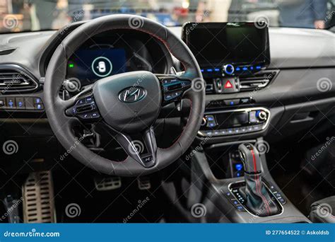 Hyundai I30 Fastback Interior, Steering Wheel, Center Console, Cockpit, Dashboard, Display ...