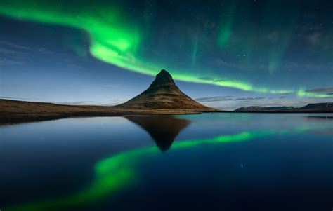 1650x1050 Resolution Kirkjufell HD Iceland Aurora Borealis 1650x1050 Resolution Wallpaper ...