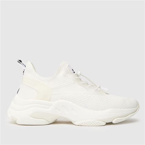 Womens White Steve Madden Match Trainers | schuh