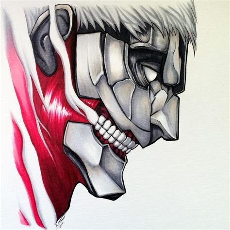 Armored Titan Copic Marker Drawing - AoT Fan Art by LethalChris on DeviantArt