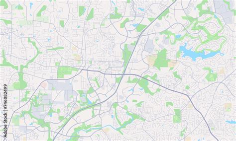 Alpharetta Georgia Map, Detailed Map of Alpharetta Georgia Stock ...