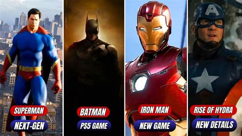 Superman Game PS5, Batman New Game, Wonder Woman PS5, Insomniac Games ...