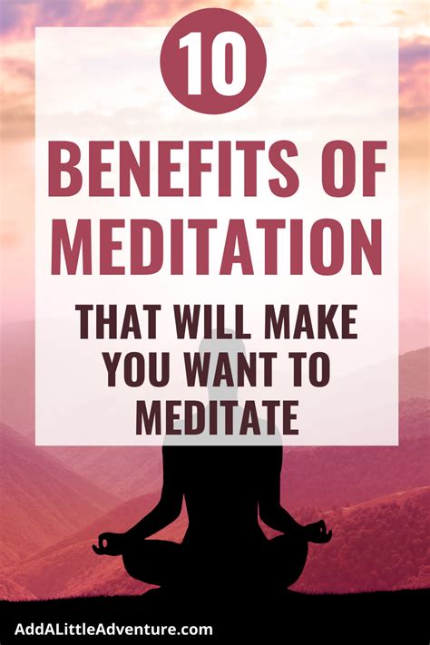 10 benefits of meditation that will make you want to meditate – Artofit