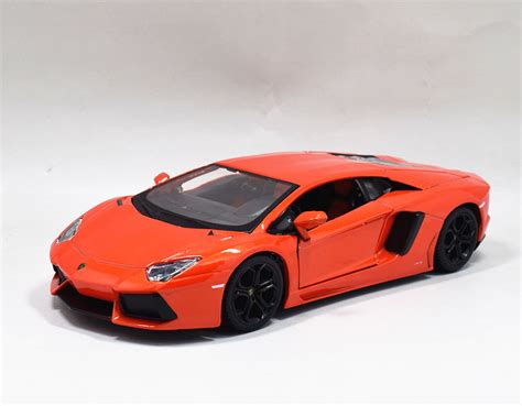 1:24 Maisto Lamborghini Aventador LP700-4 Metal Model Car New in Box Orange | eBay