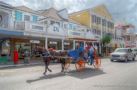 "Bay Street in Downtown Nassau, The Bahamas" by Jeremy Lavender Photography | Redbubble